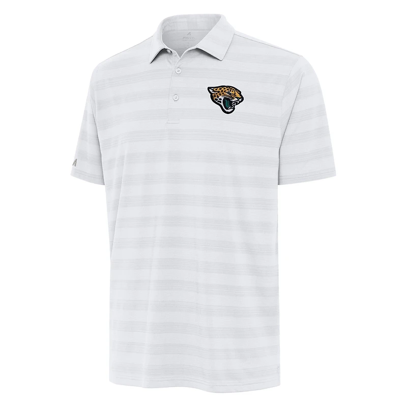 Men's Antigua White Jacksonville Jaguars Tunnel Polo