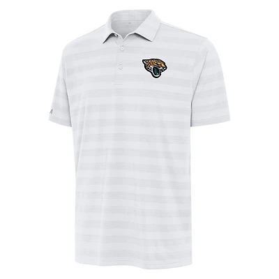 Men's Antigua White Jacksonville Jaguars Tunnel Polo