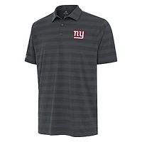 Men's Antigua Pewter New York Giants  Tunnel Polo
