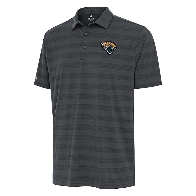 Men's Antigua Pewter Jacksonville Jaguars Tunnel Polo