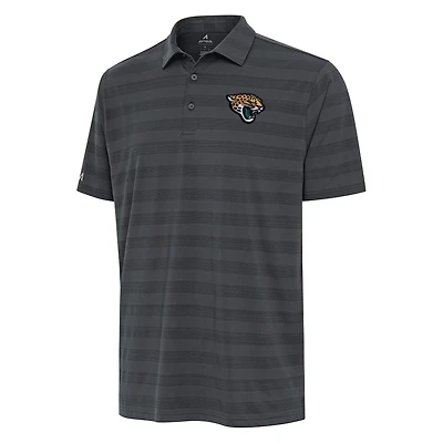 Men's Antigua Pewter Jacksonville Jaguars Tunnel Polo