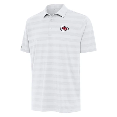Men's Antigua White Kansas City Chiefs Tunnel Polo