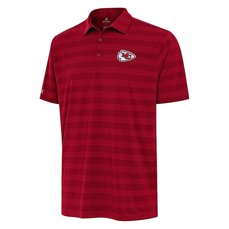 Men's Antigua Red Kansas City Chiefs Tunnel Polo