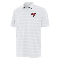 Men's Antigua White Tampa Bay Buccaneers  Tunnel Polo