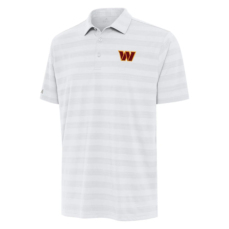 Men's Antigua White Washington Commanders Tunnel Polo