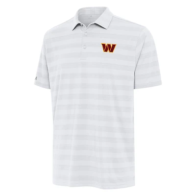 Men's Antigua White Washington Commanders Tunnel Polo
