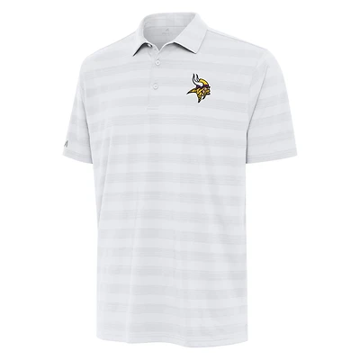 Men's Antigua White Minnesota Vikings Tunnel Polo