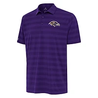 Men's Antigua Purple Baltimore Ravens  Tunnel Polo