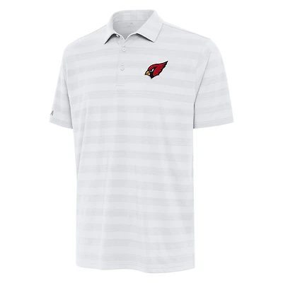 Men's Antigua White Arizona Cardinals Tunnel Polo