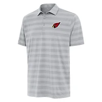 Men's Antigua Gray Arizona Cardinals  Tunnel Polo