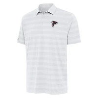 Men's Antigua White Atlanta Falcons  Tunnel Polo