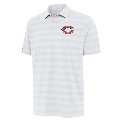 Men's Antigua White Chicago Bears Tunnel Polo