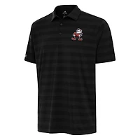 Men's Antigua Cleveland Browns Brownie Logo Tunnel Polo