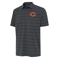 Men's Antigua Pewter Chicago Bears  Tunnel Polo