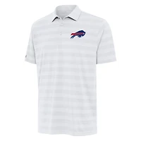 Men's Antigua White Buffalo Bills  Tunnel Polo