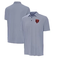 Men's Antigua Navy/White Chicago Bears Twine Performance Polo