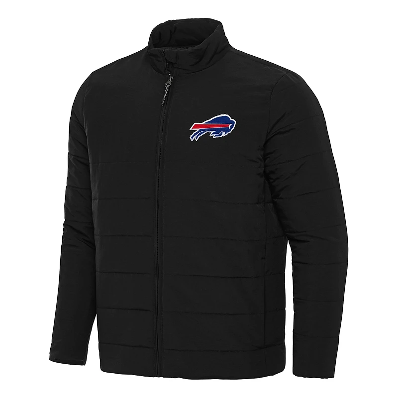 Men's Antigua  Black Buffalo Bills Swelter Full-Zip Jacket