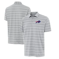 Men's Antigua Gray Buffalo Bills Big & Tall Tunnel Polo