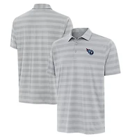 Men's Antigua Gray Tennessee Titans Big & Tall Tunnel Polo