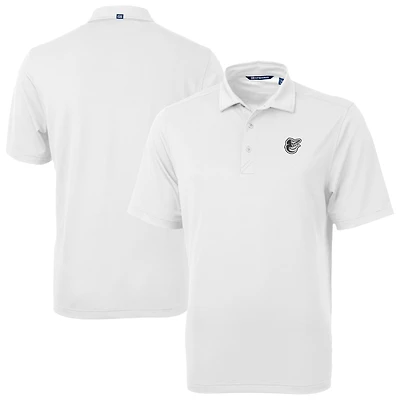 Men's Cutter & Buck White Baltimore Orioles Virtue Eco Pique Recycled Polo