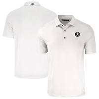 Men's Cutter & Buck White Houston Astros Forge Eco Stretch Recycled Polo