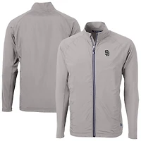 Men's Cutter & Buck San Diego Padres Adapt Eco Hybrid Recycled Full-Zip Jacket