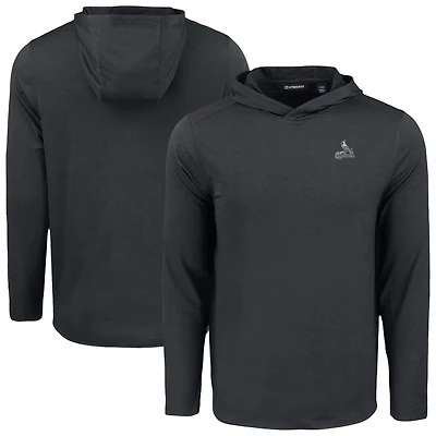 Men's Cutter & Buck Black St. Louis Cardinals Coastline Epic Comfort Eco Recycled Long Sleeve Hoodie T-Shirt