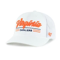 Men's '47 White Virginia Cavaliers Garner Rope Trucker Adjustable Hat
