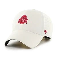 Men's '47 Cream Ohio State Buckeyes Forward Vent MVP Adjustable Hat