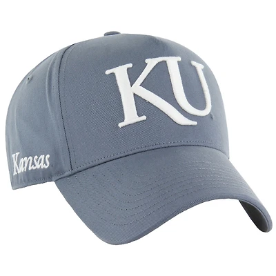 Men's '47  Gray Kansas Jayhawks Foundation Offside Adjustable Hat