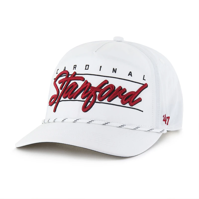Men's '47 White Stanford Cardinal Condor Hitch brrr° Adjustable Hat