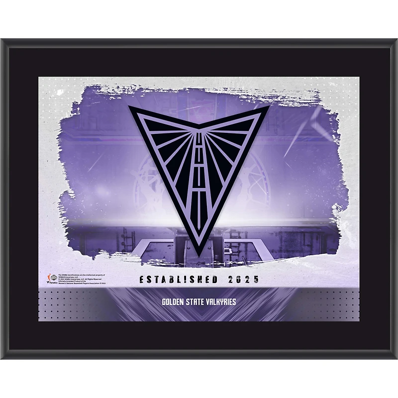 Golden State Valkyries 10.5" x 13" Team Logo Plaque