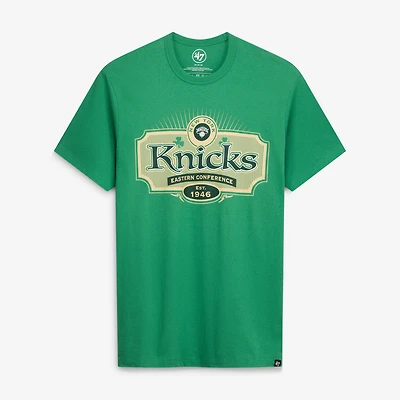 Men's '47 Green New York Knicks Lucky Team Franklin T-Shirt