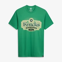 Men's '47  Green New York Knicks Lucky Team Franklin T-Shirt