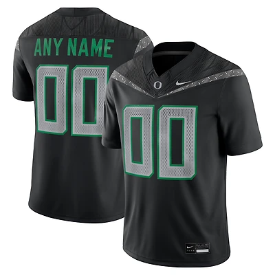 Men's Nike Black Oregon Ducks Custom Game Jersey
