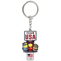 Team USA Minions Sign Keychain