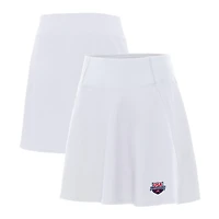 Women's Antigua  White USA Swimming Chip Skort