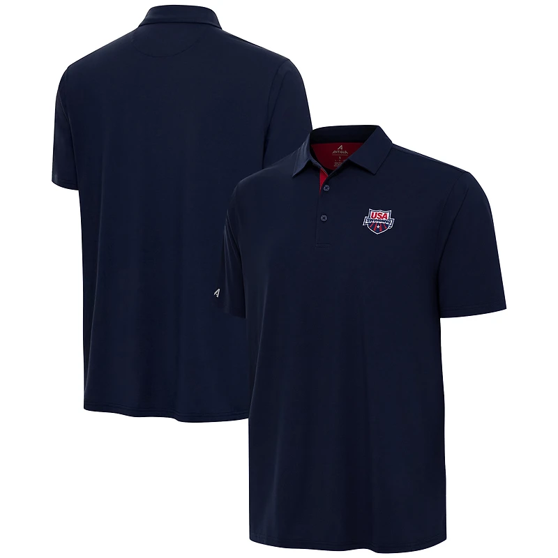 Men's Antigua  Navy USA Swimming Era Polo