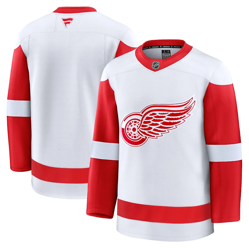 Men's Fanatics White Detroit Red Wings Away Premium Jersey