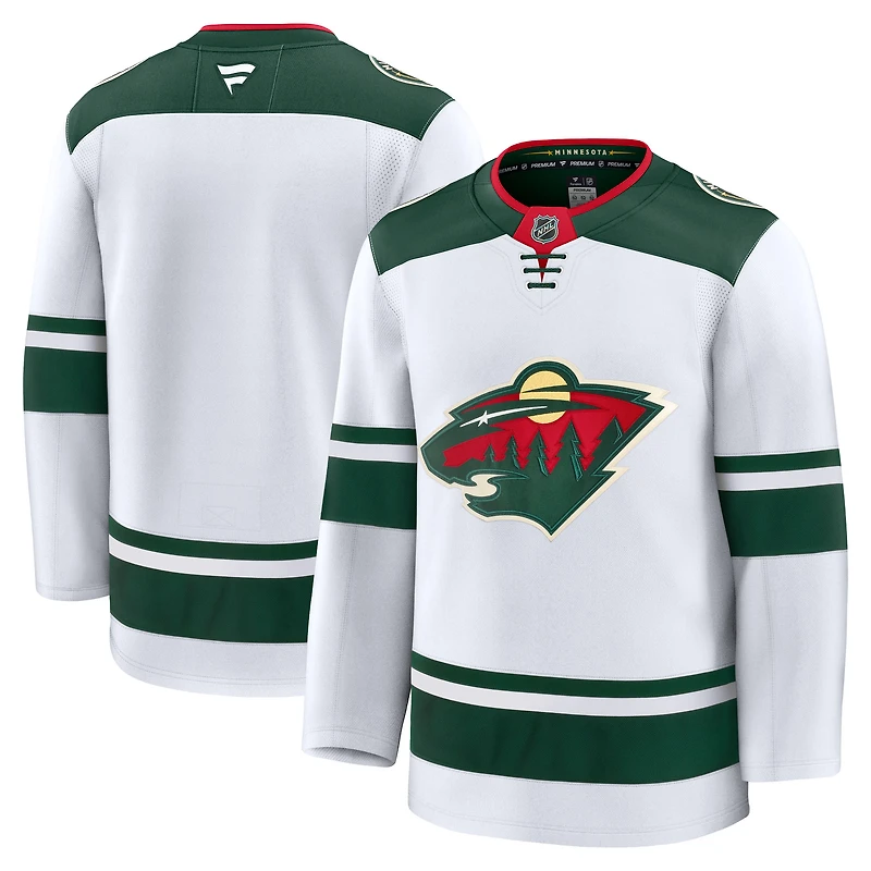 Men's Fanatics White Minnesota Wild Away Premium Jersey