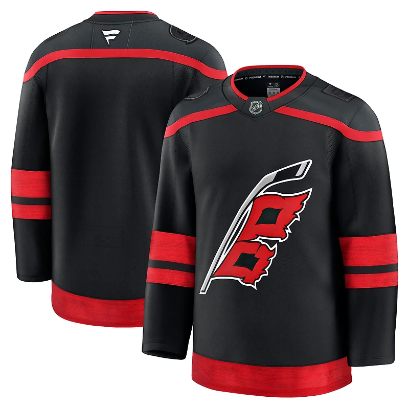 Men's Fanatics Black Carolina Hurricanes Home Premium Jersey
