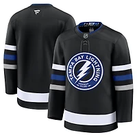 Men's Fanatics Black Tampa Bay Lightning Alternate Premium Jersey
