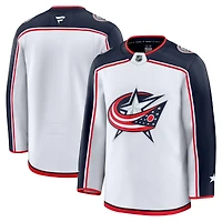 Men's Fanatics White Columbus Blue Jackets Away Premium Jersey