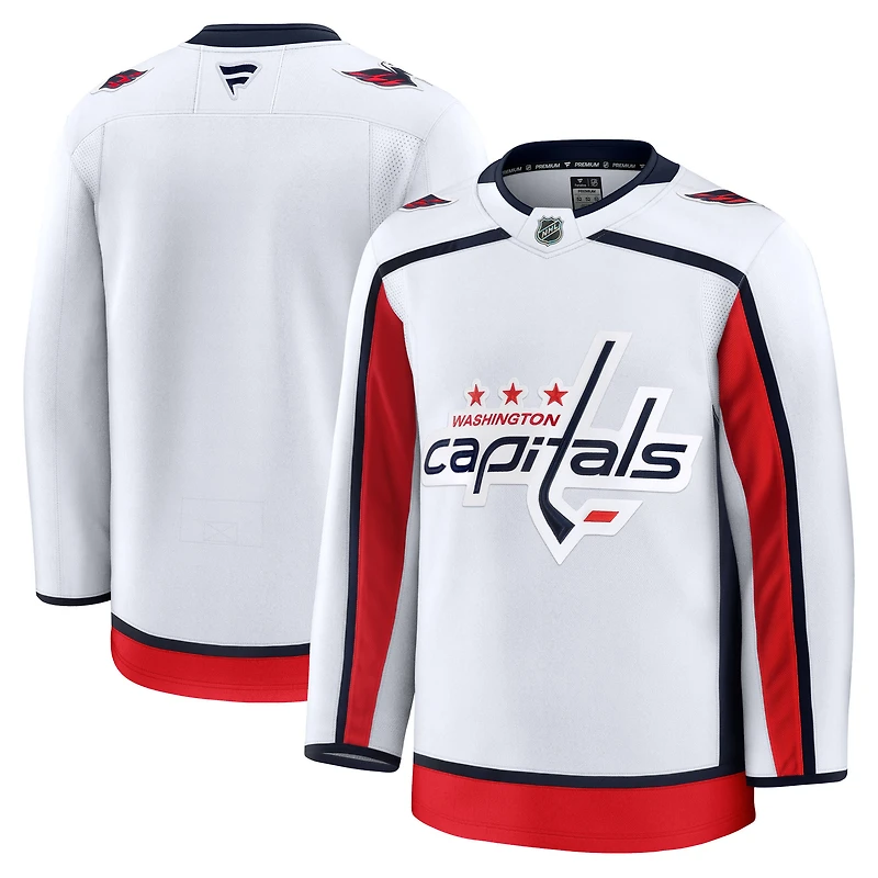 Men's Fanatics White Washington Capitals Away Premium Jersey
