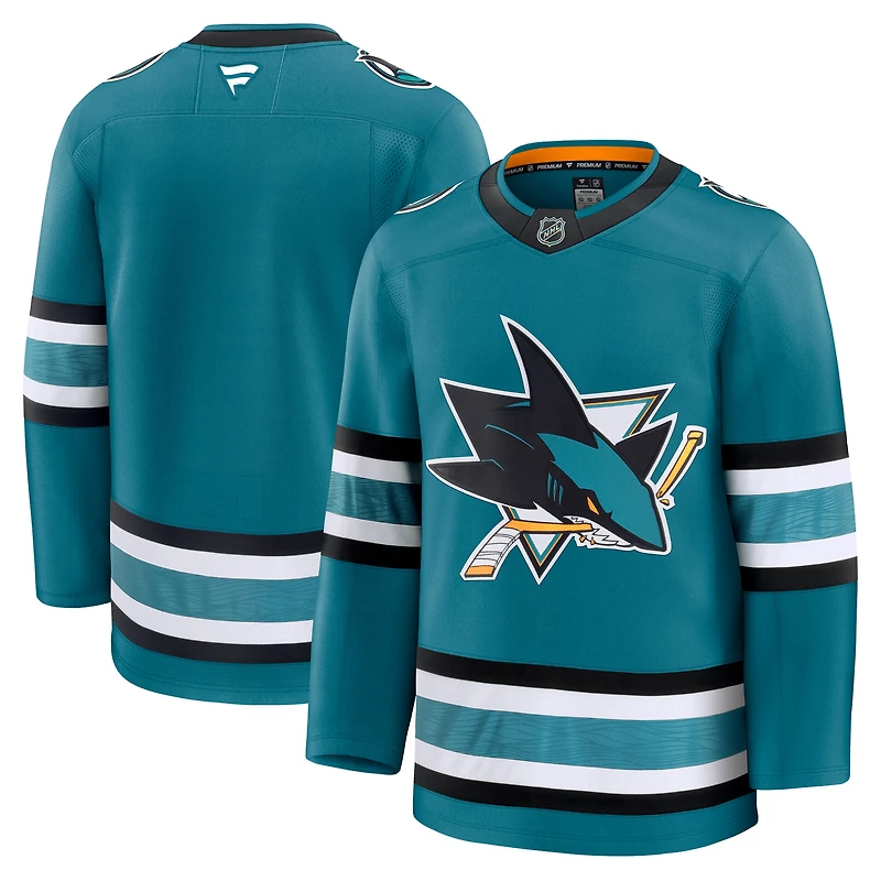 Men's Fanatics Teal San Jose Sharks Home Premium Jersey