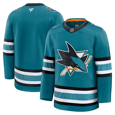 Men's Fanatics Teal San Jose Sharks Home Premium Jersey