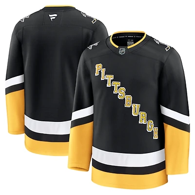 Men's Fanatics Black Pittsburgh Penguins Alternate Premium Jersey