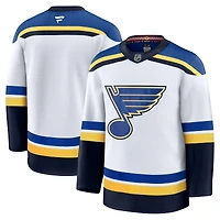 Men's Fanatics White St. Louis Blues Away Premium Jersey
