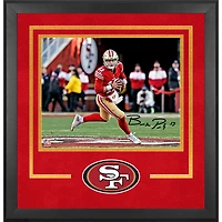 Brock Purdy San Francisco 49ers Autographed Deluxe Framed 16" x 20" Throwing Photograph