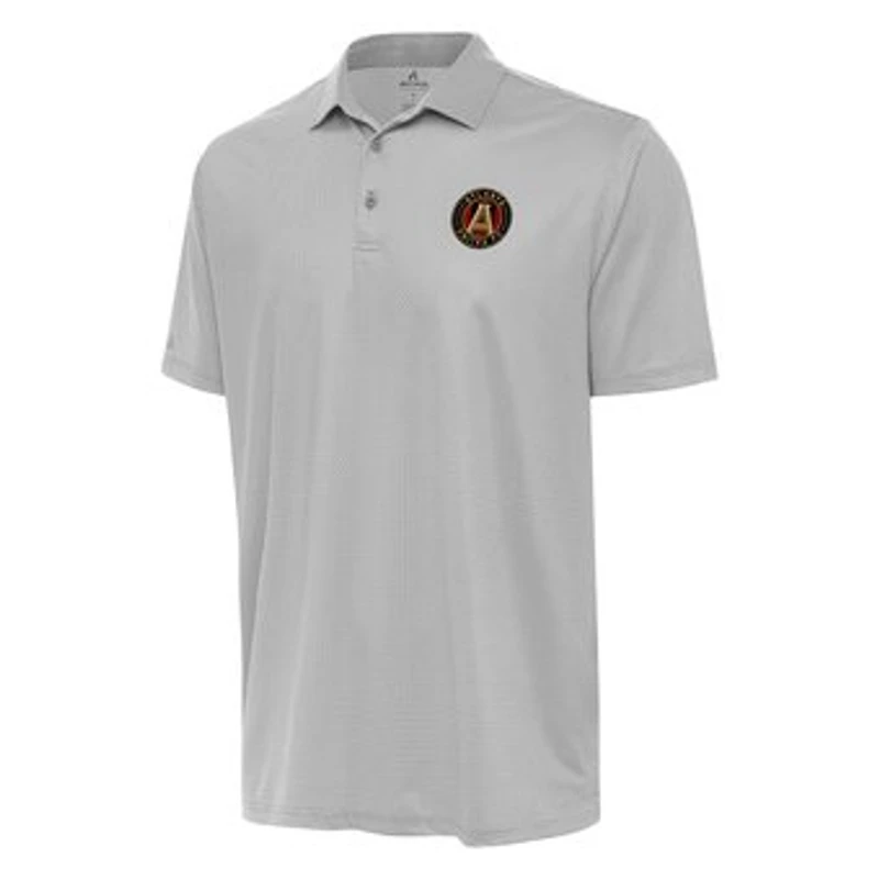 Men's Antigua White/Gray Atlanta United FC Rings Polo
